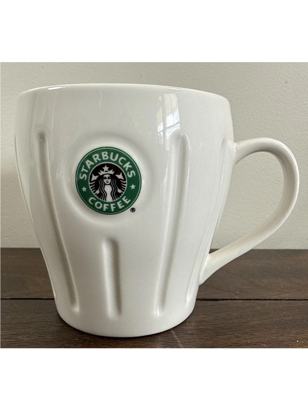 Starbucks White Mug with Green Logo — Barista Collection